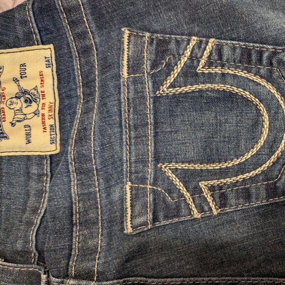 True Religion Skinny Jeans Size 26 - Picture 3 of 9